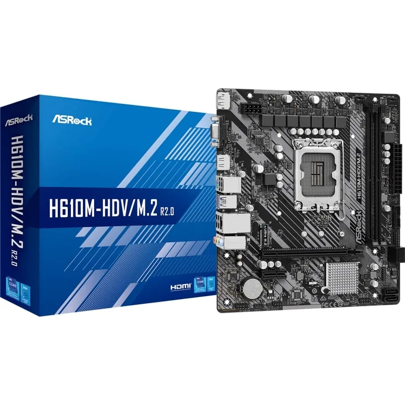 Placa Base Asrock H610M-HDV M2 R2 Socket 1700
