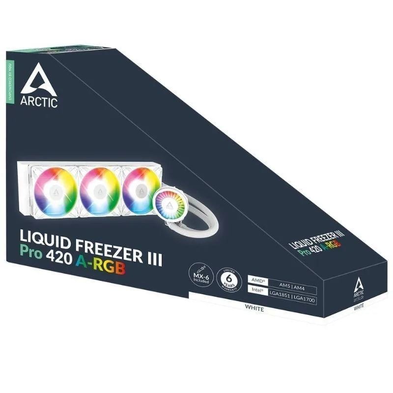 Sistema de Refrigeración Líquida Arctic Liquid Freezer III Pro 420 A-RGB, foto 5