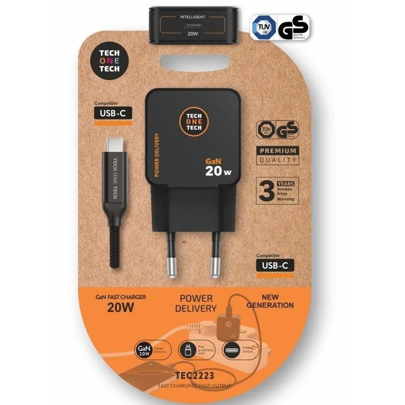 Cargador de Pared GaN Tech One Tech TEC2223