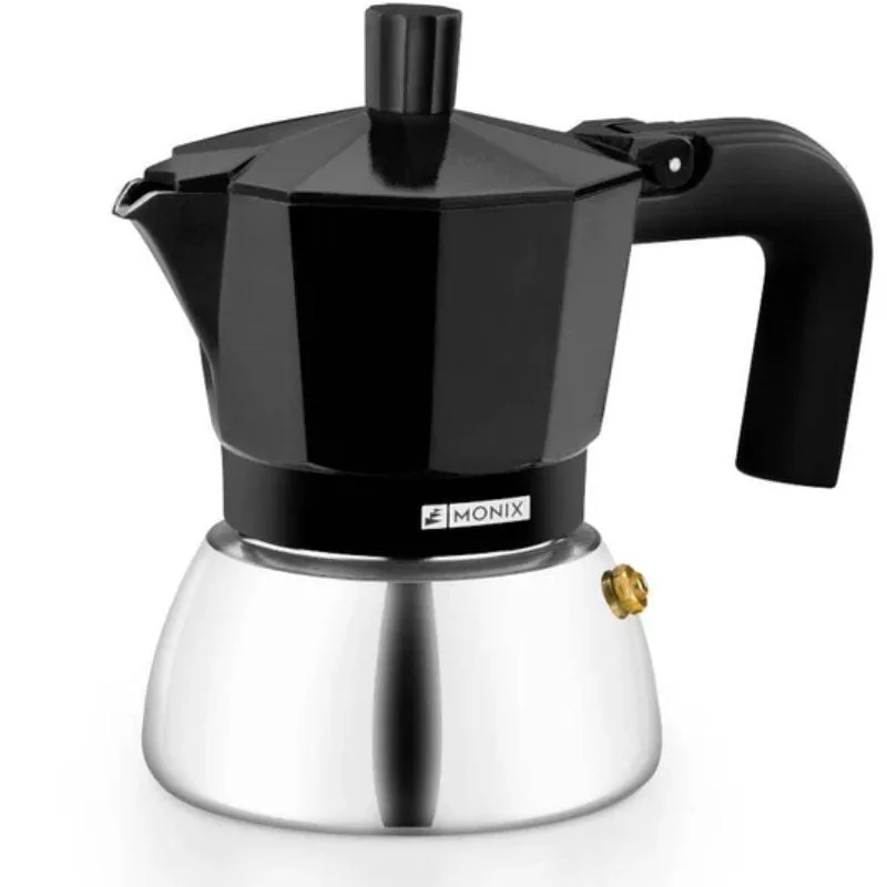 Cafetera Italiana Monix Induction Inox M863009