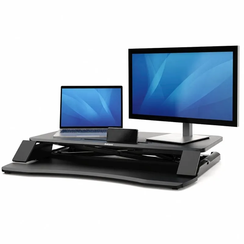 Soporte de Sobremesa Elevable Fellowes Sit-Stand Lotus Corsivo, foto 2
