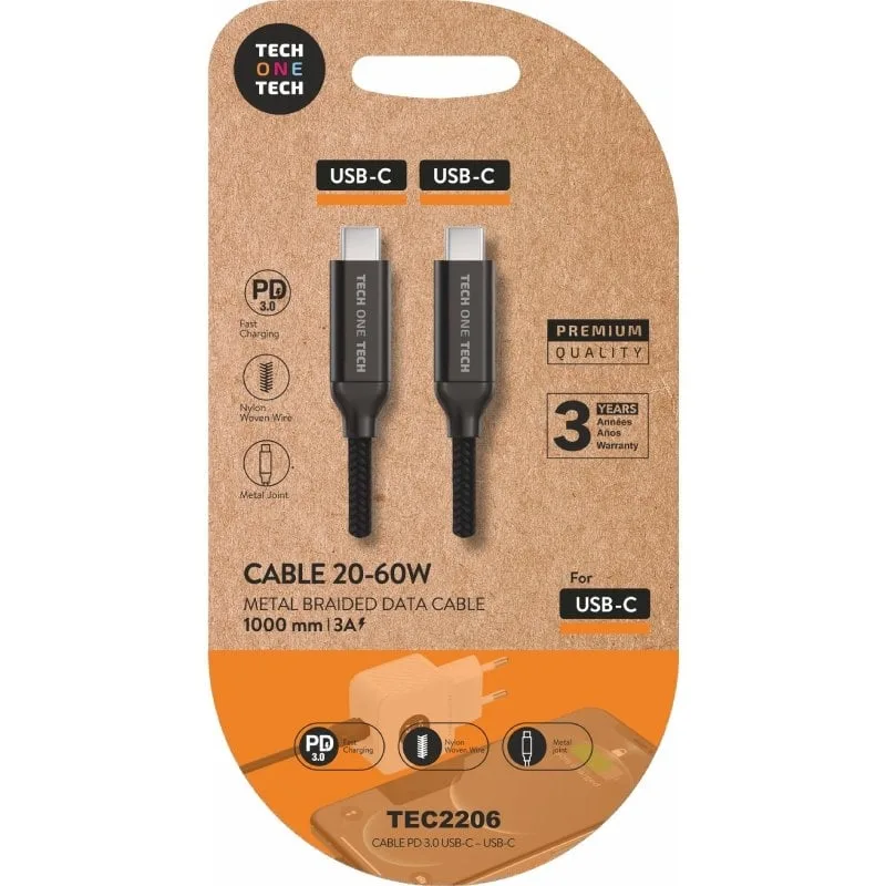 Cable USB 2.0 Tipo-C Tech One Tech TEC2206