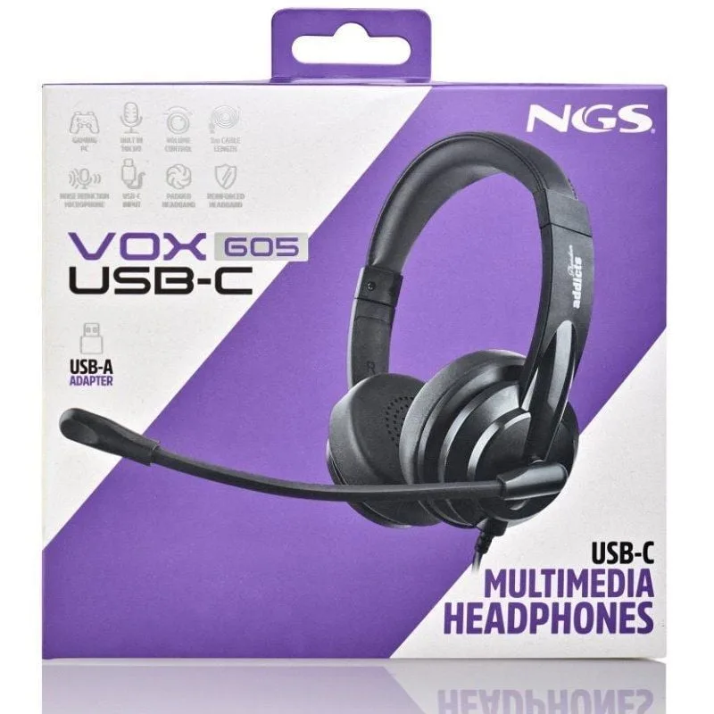 Auriculares NGS VOX605 USB-C, foto 4