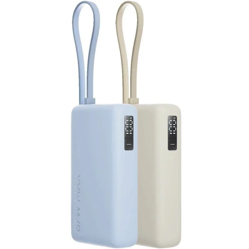 Powerbank 10000mAh Xiaomi 67W Power Bank Integrated Cable, foto 4