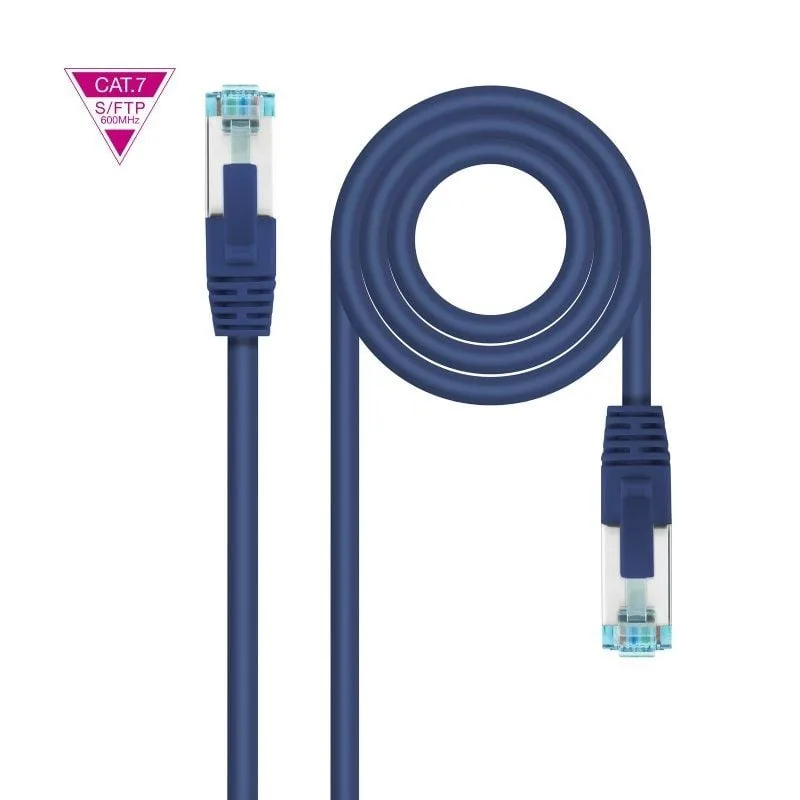 Cable de Red RJ45 SFTP Nanocable 10.20.1700-L25-BL Cat.7, foto 2