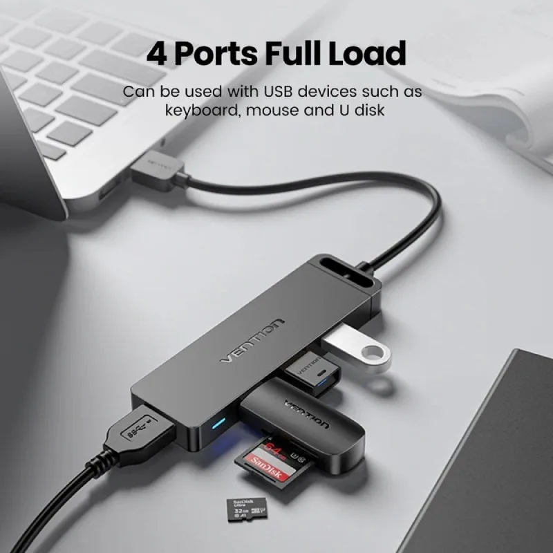 Hub USB 3.0 Vention CHLBB-SCB2, foto 2