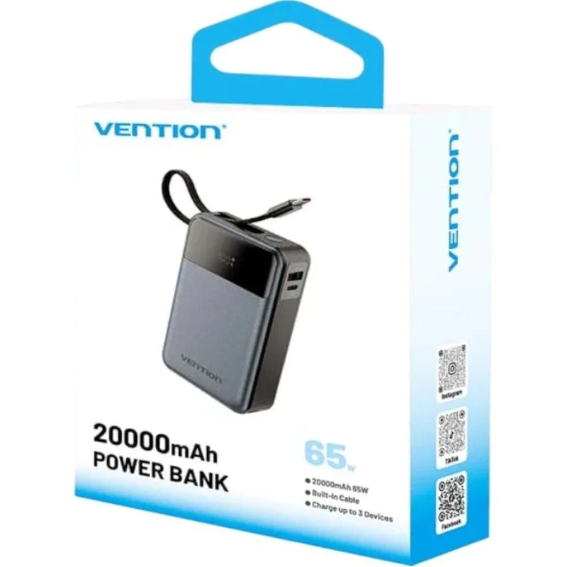 Powerbank 20000mAh Vention FHYB0, foto 4