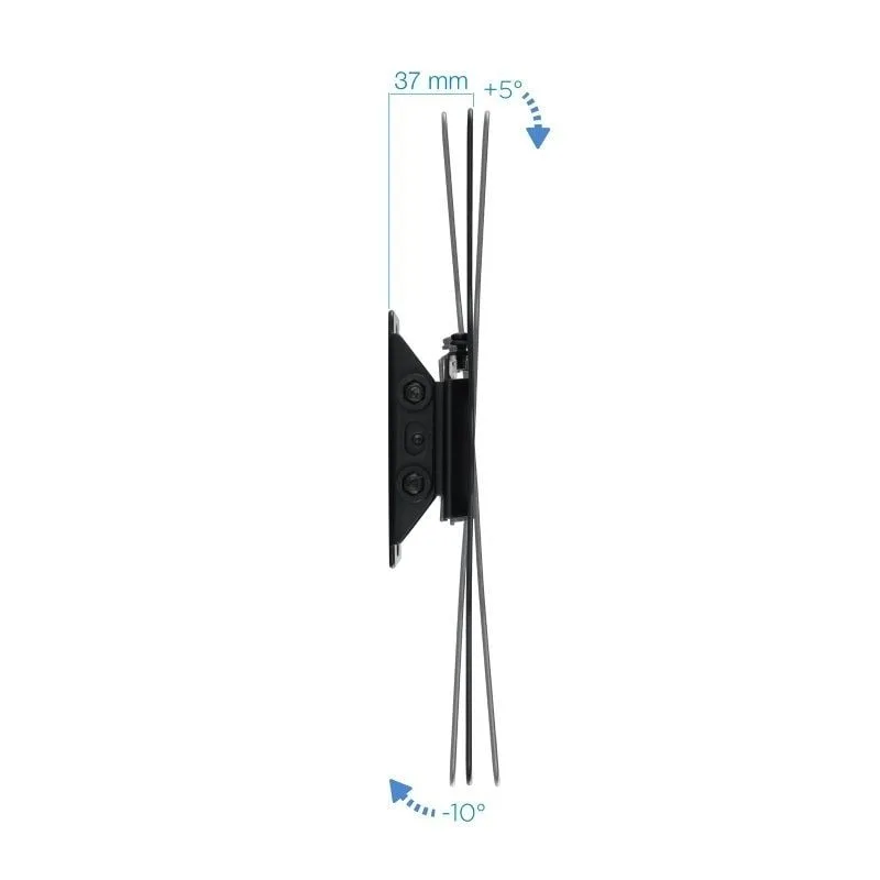 Soporte de Pared Fijo Inclinable TooQ LP1342T-B para TV de 23-42", foto 2
