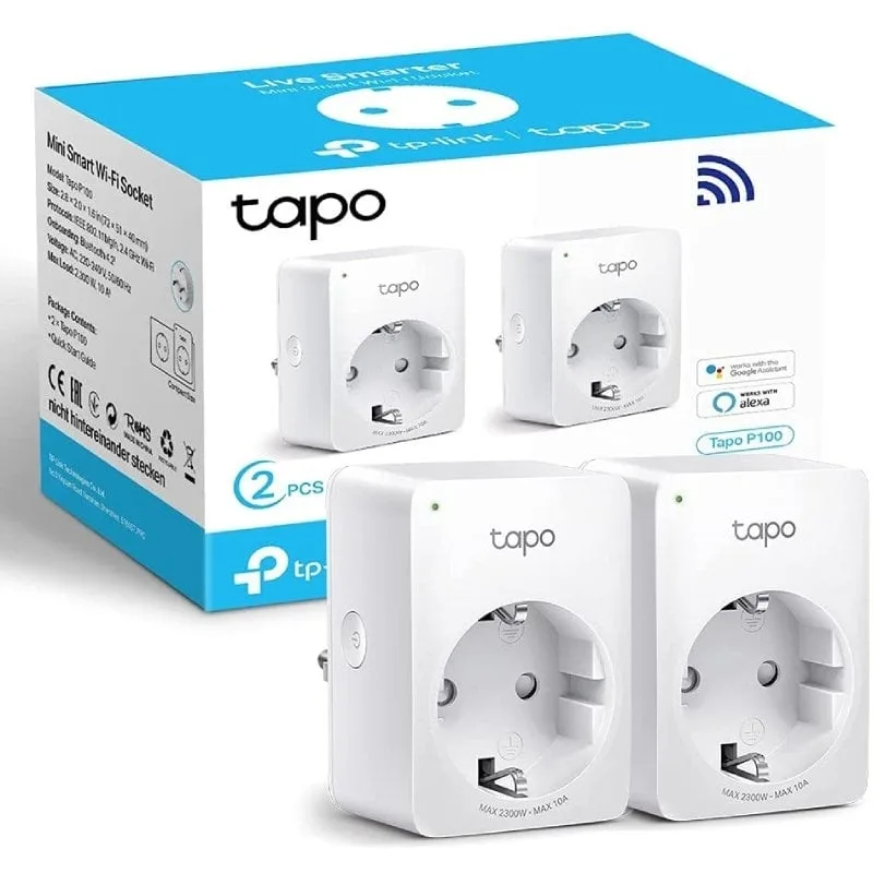Enchufe WiFi Inteligente TP-Link Tapo P100, foto 2