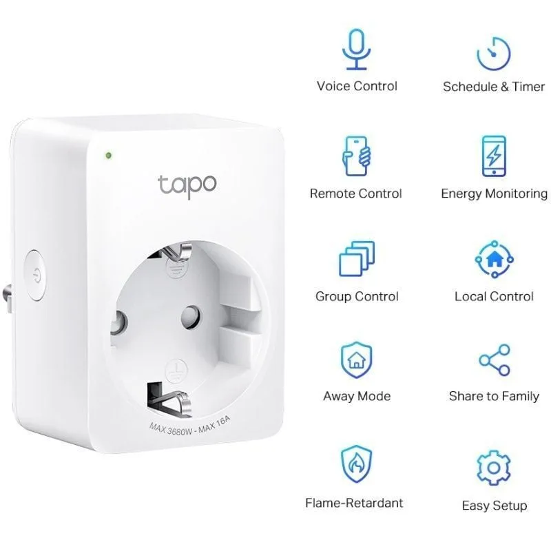 Enchufe WiFi Inteligente TP-Link Tapo P110, foto 2