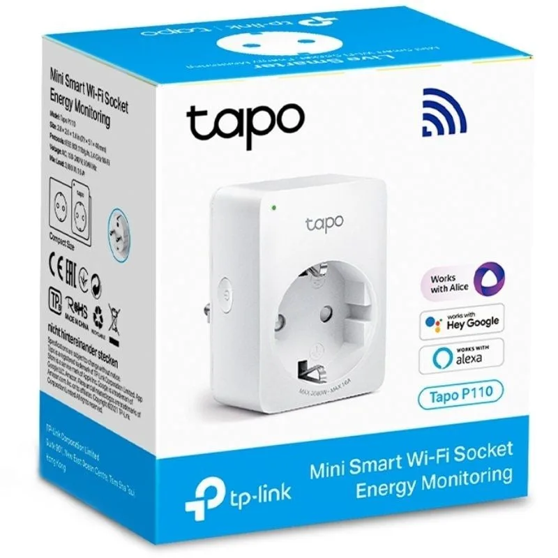 Enchufe WiFi Inteligente TP-Link Tapo P110, foto 3