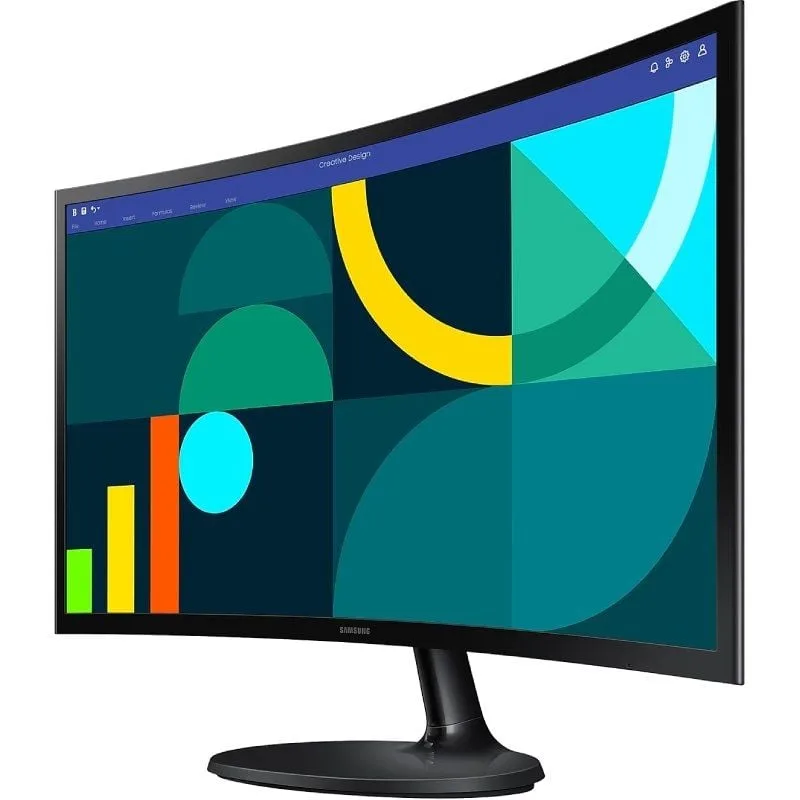 Monitor Profesional Curvo Samsung Essential Monitor S3 S36GD S24D364GAU, foto 2