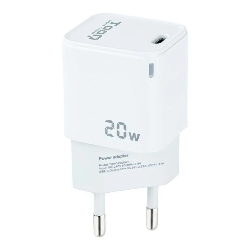Cargador de Pared TooQ TQWC-PD20WT