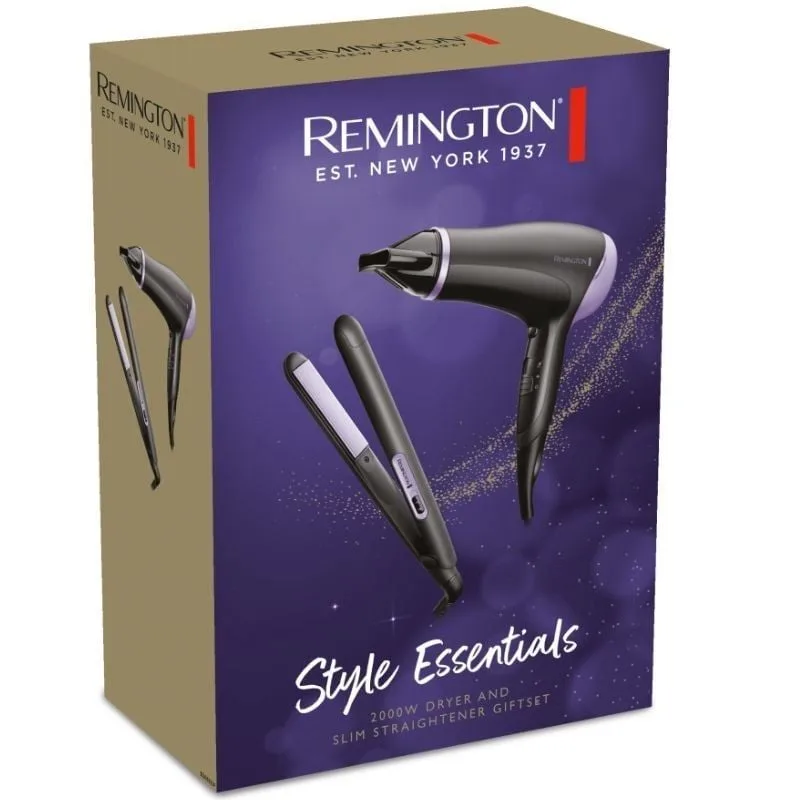 Pack Secador y Plancha para el Pelo Remington Style Essentials, foto 4
