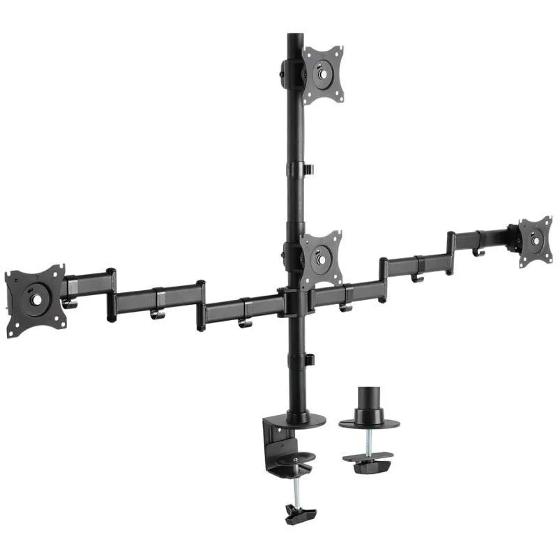 Soporte de Mesa para 4 Monitores y TV Aisens DT27TSR-379