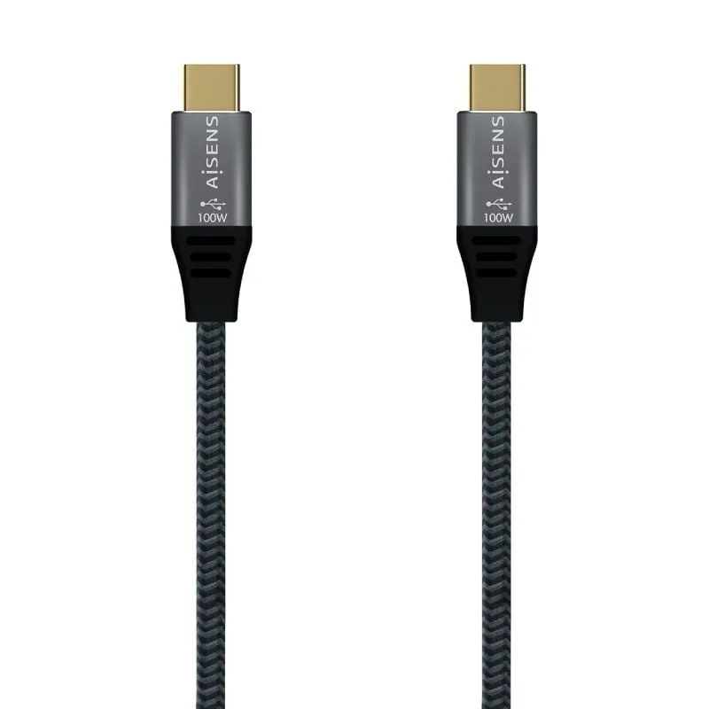 Cable USB 2.0 Tipo-C Aisens A107-0629 5A 100W
