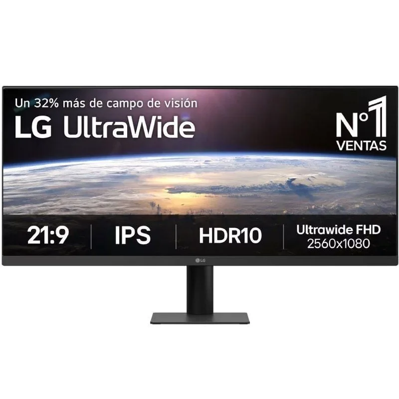 Monitor Profesional Ultrapanorámico LG UltraWide 34U511A-B 34"