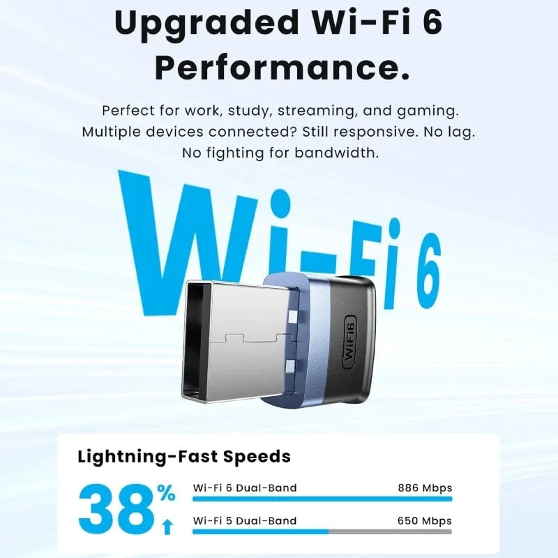 Adaptador USB - WiFi Vention KDEB0, foto 2