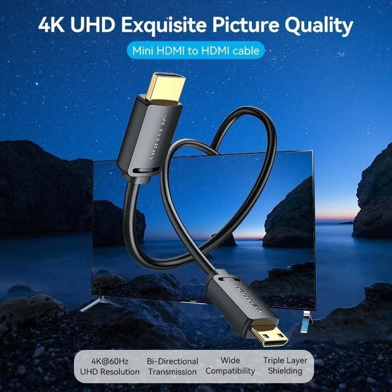 Cable HDMI 4K Vention AGHBF, foto 2