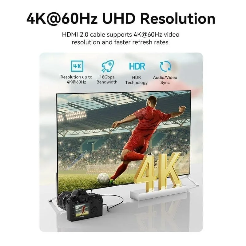 Cable HDMI 4K Vention AGHBF, foto 3