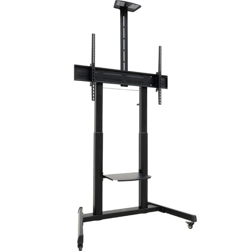 Soporte de Suelo Inclinable con Ruedas TooQ FS20406HM-B para TV de 60-100"