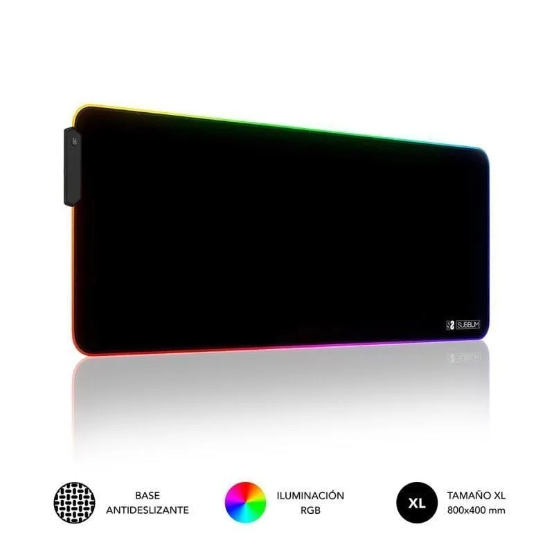 Alfombrilla Subblim MP-02RGB01 LED RGB XL