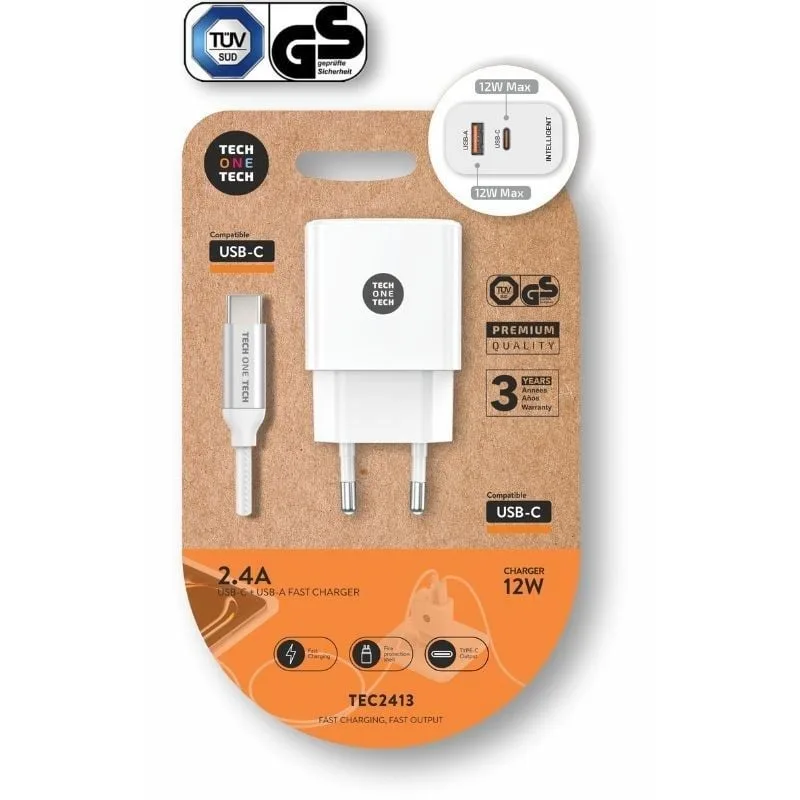 Cargador de Pared Tech One Tech TEC2413
