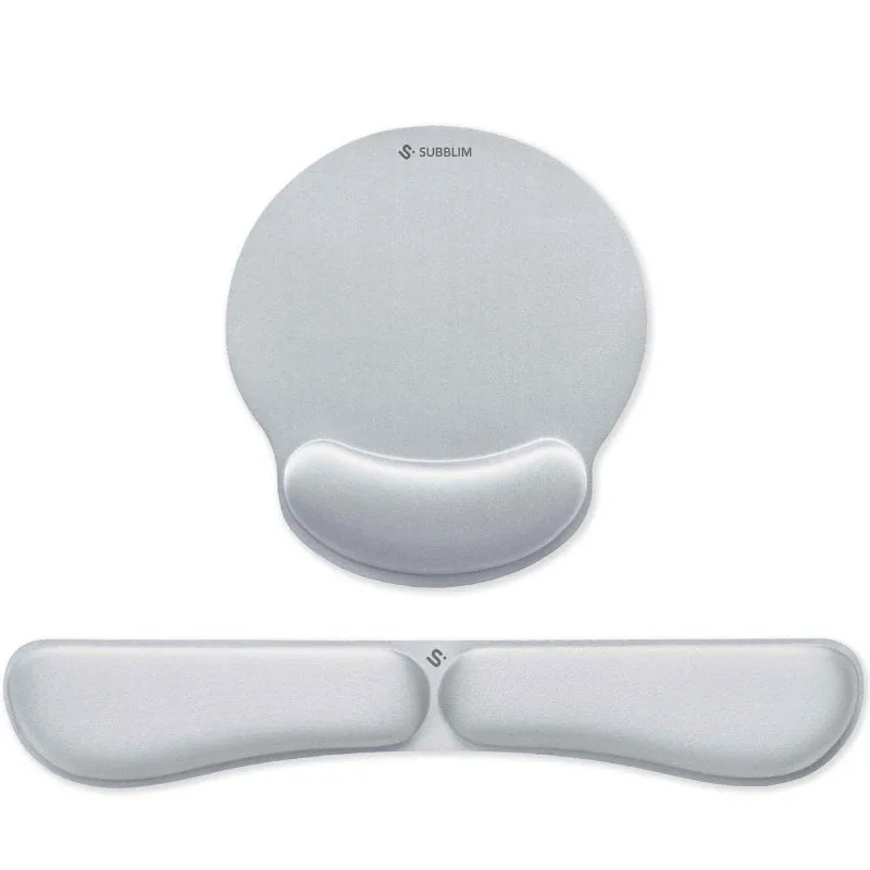 Pack de Reposamuñecas y Alfombrilla Ergonómica Subblim Ergo MemoryFlex