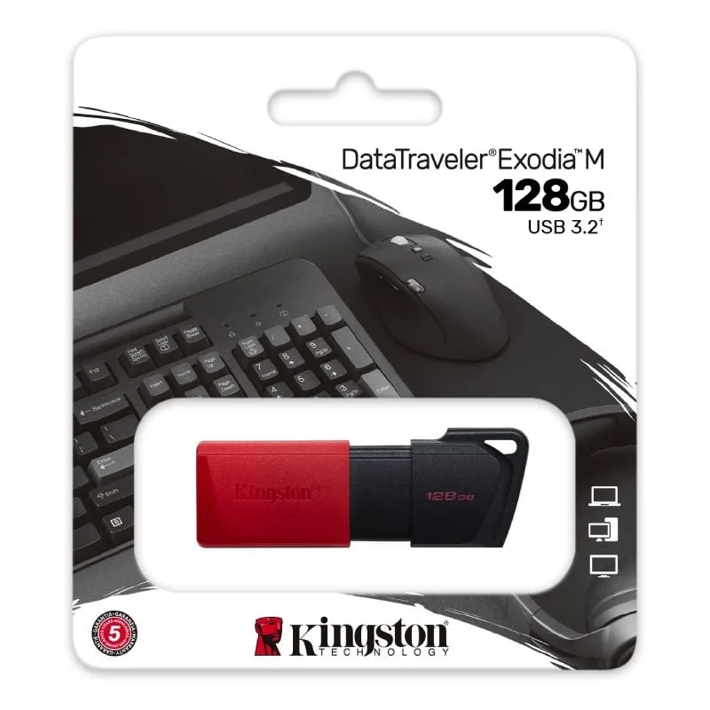 Pendrive 128GB Kingston DataTraveler Exodia M USB 3.2, foto 3