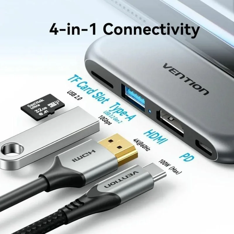 Docking Sin Cables USB Tipo-C Vention THYH0, foto 2