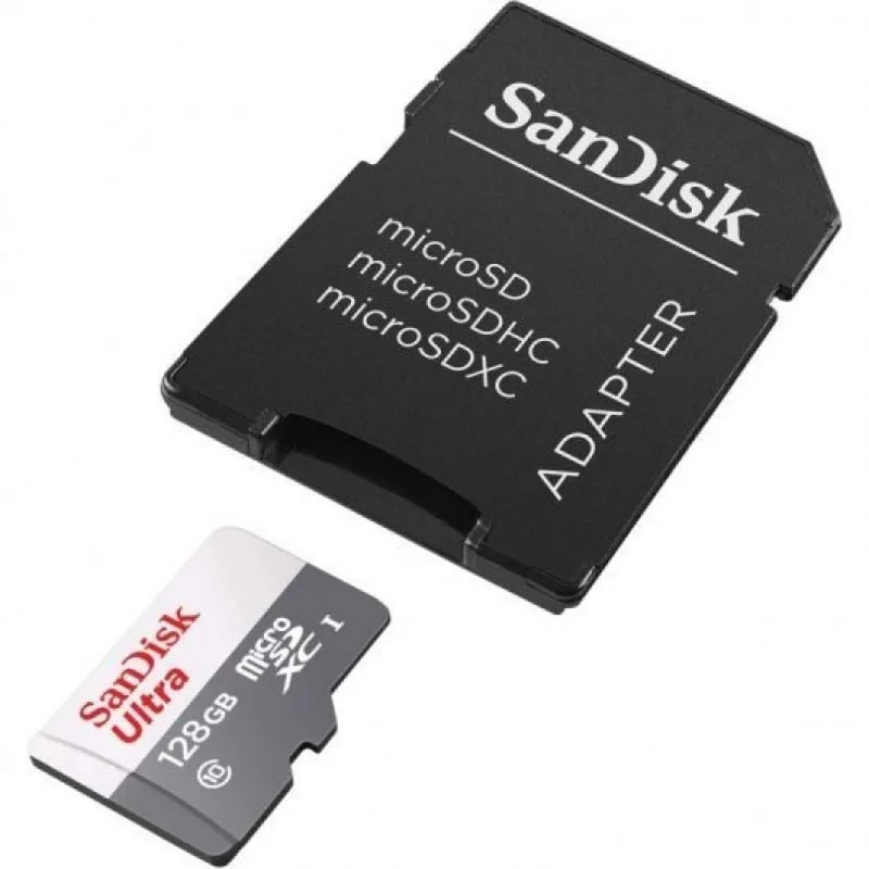 Tarjeta de Memoria SanDisk Ultra 128GB microSD XC con Adaptador, foto 2