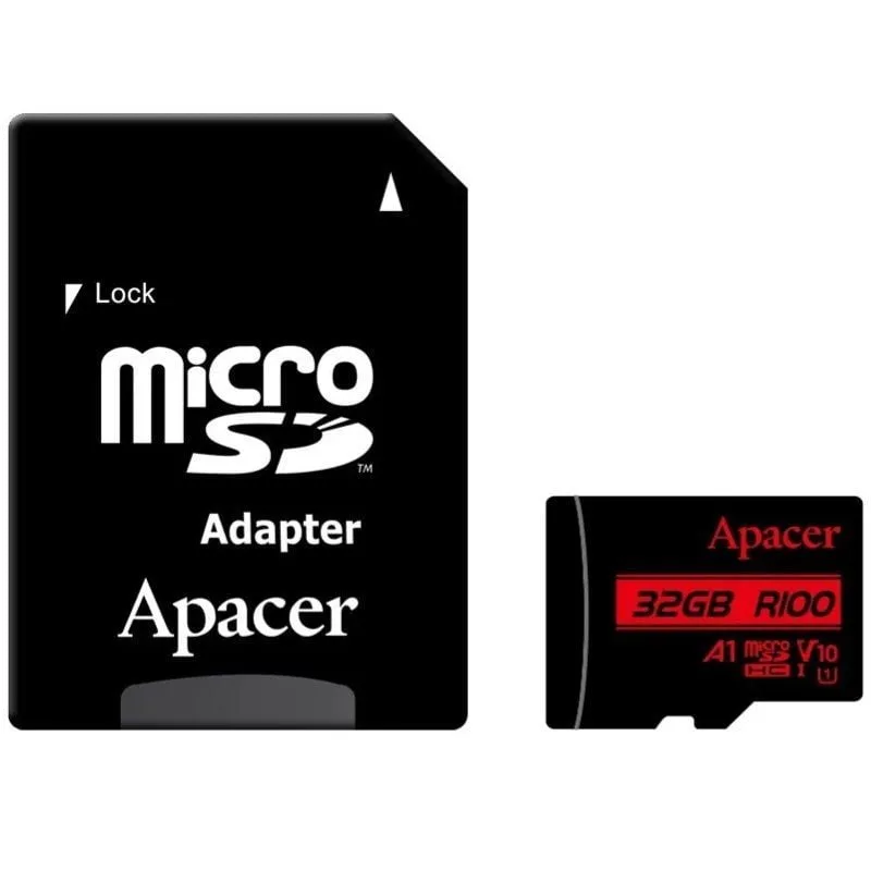 Tarjeta de Memoria Apacer 32GB microSD HC UHS 1 con Adaptador, foto 2