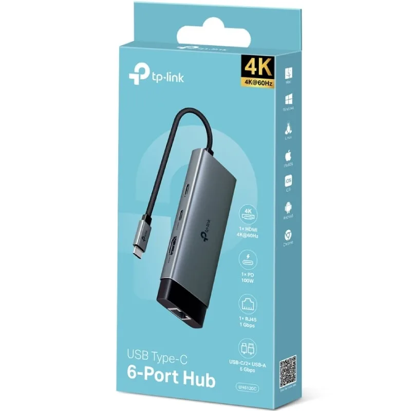 Docking USB Tipo-C TP-Link UH6120C, foto 4