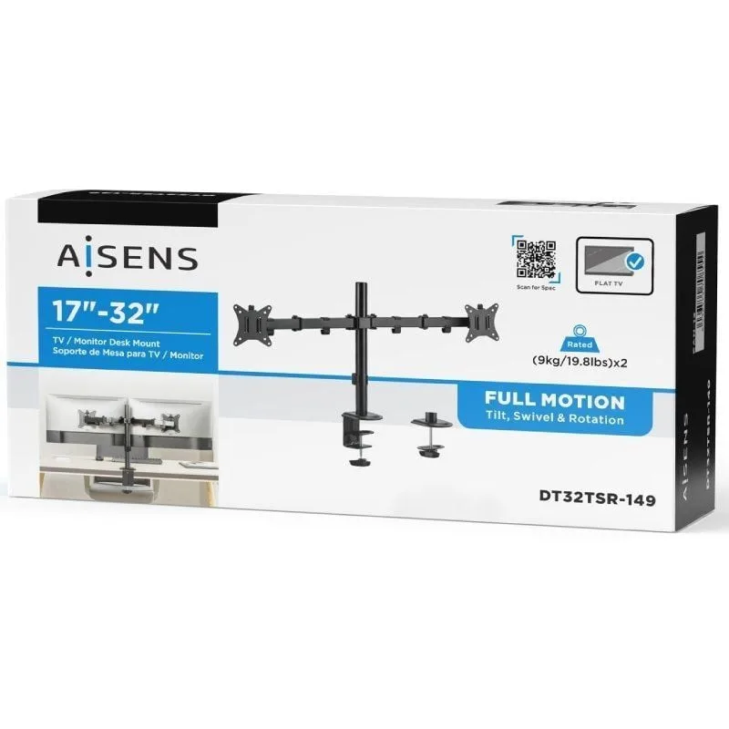 Soporte de Mesa para 2 Monitores o TV Aisens DT32TSR-149, foto 5