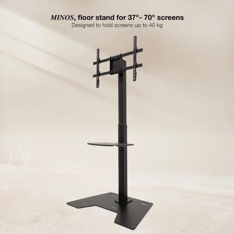 Soporte de Suelo Rotatorio/Ajustable TooQ FS2284M-B para TV de 37-70", foto 2