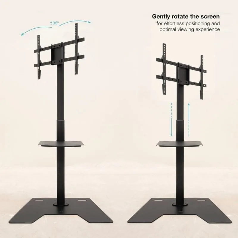 Soporte de Suelo Rotatorio/Ajustable TooQ FS2284M-B para TV de 37-70", foto 4