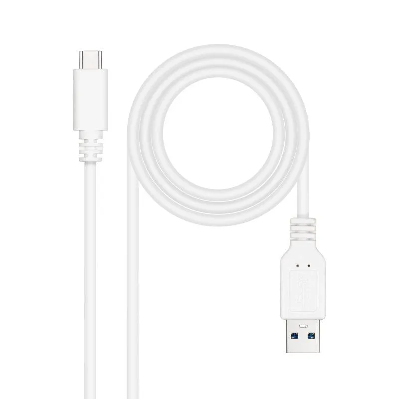Cable USB 3.1 Tipo-C Nanocable 10.01.4001-L150-W, foto 2