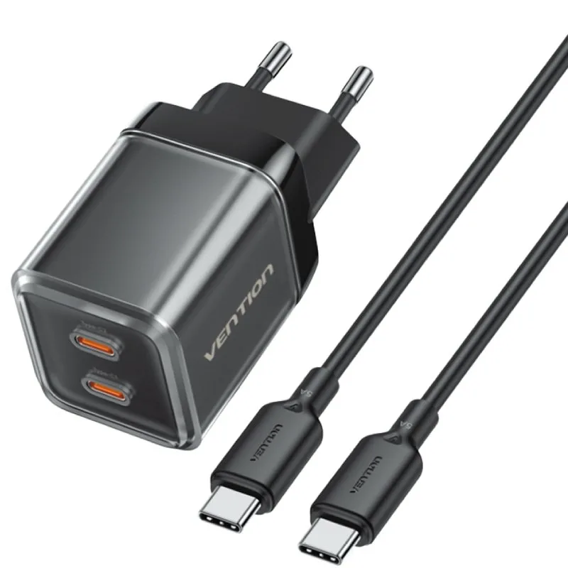 Cargador de Pared GaN Vention TZ-FCFB0-EU, foto 2