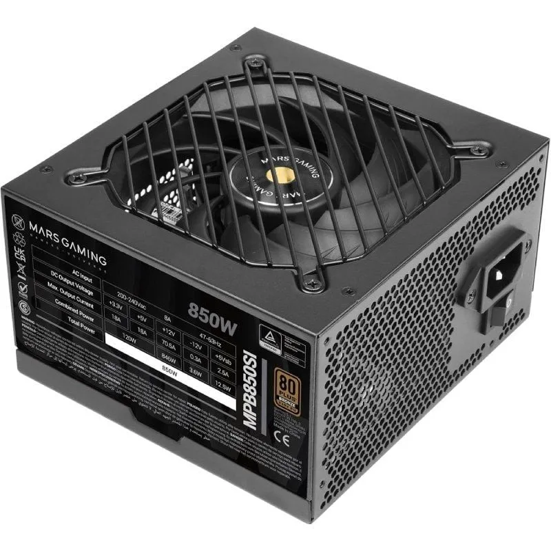 Fuente de Alimentación Mars Gaming MPB850SI