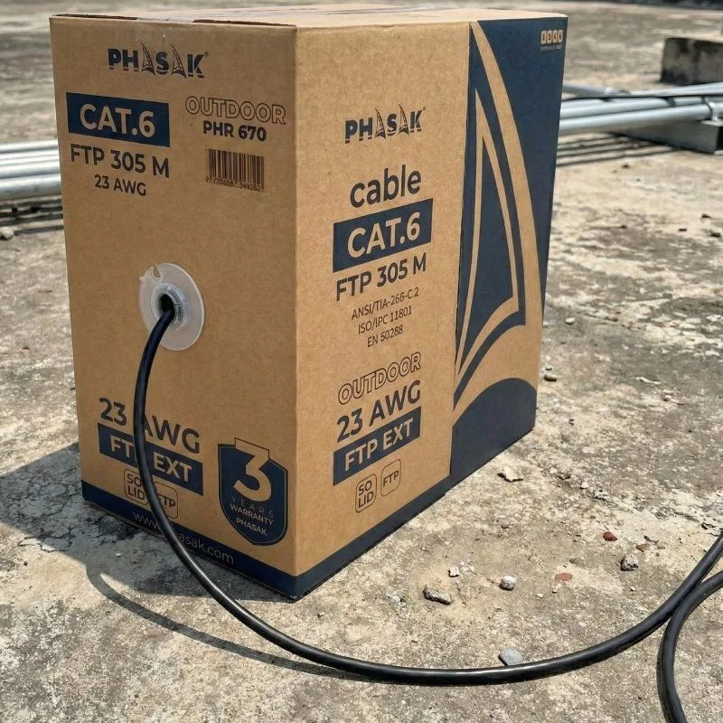 Bobina de Cable RJ45 FTP Phasak PHR 670 Cat.6, foto 3