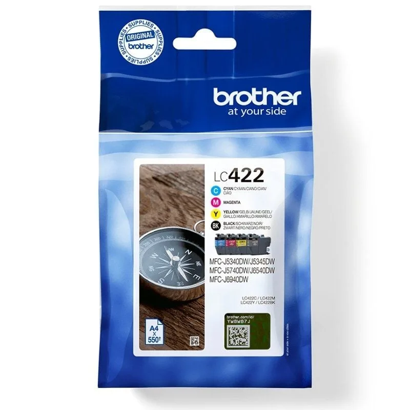 Cartucho de Tinta Original Brother LC422VAL Multipack
