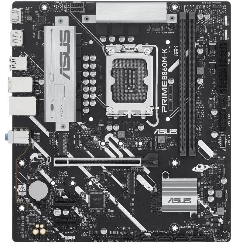 Placa Base Asus Prime B860M-K Socket 1851, foto 2