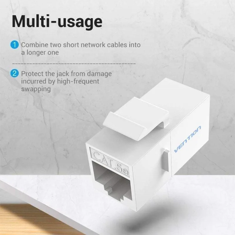 Adaptador Conector RJ45 VDD-B07-W Cat5 UTP, foto 4