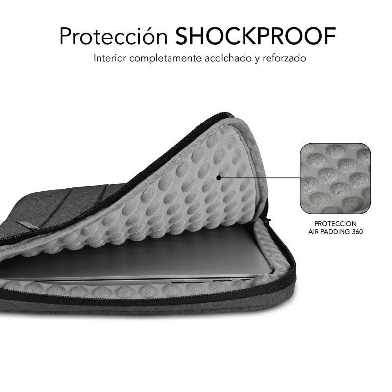 Funda Subblim Air Padding 360 Sleeve para Portátiles hasta 14", foto 3