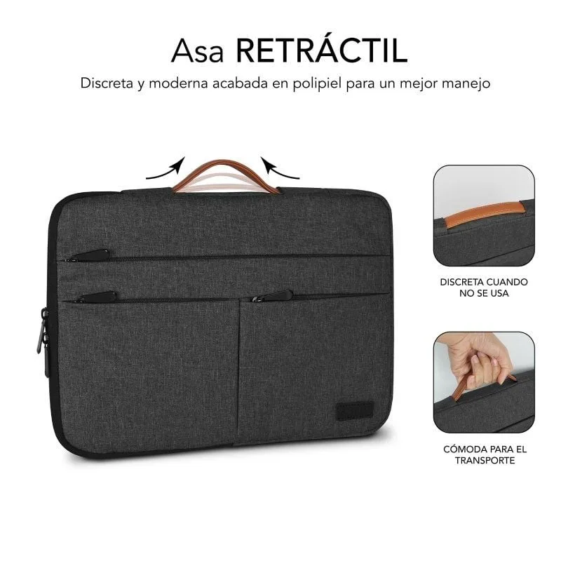 Funda Subblim Air Padding 360 Sleeve para Portátiles hasta 14", foto 4