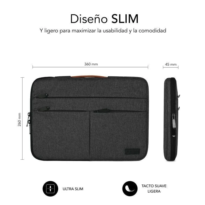 Funda Subblim Air Padding 360 Sleeve para Portátiles hasta 14", foto 5