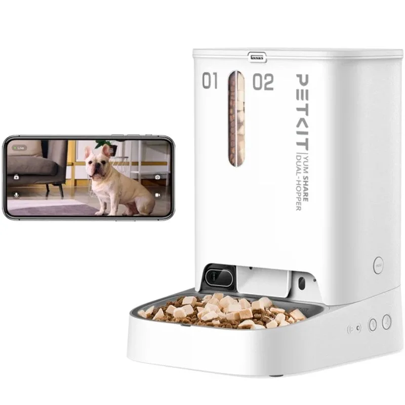 Comedero de mascotas Inteligente PetKit YumShare Dual-Hopper