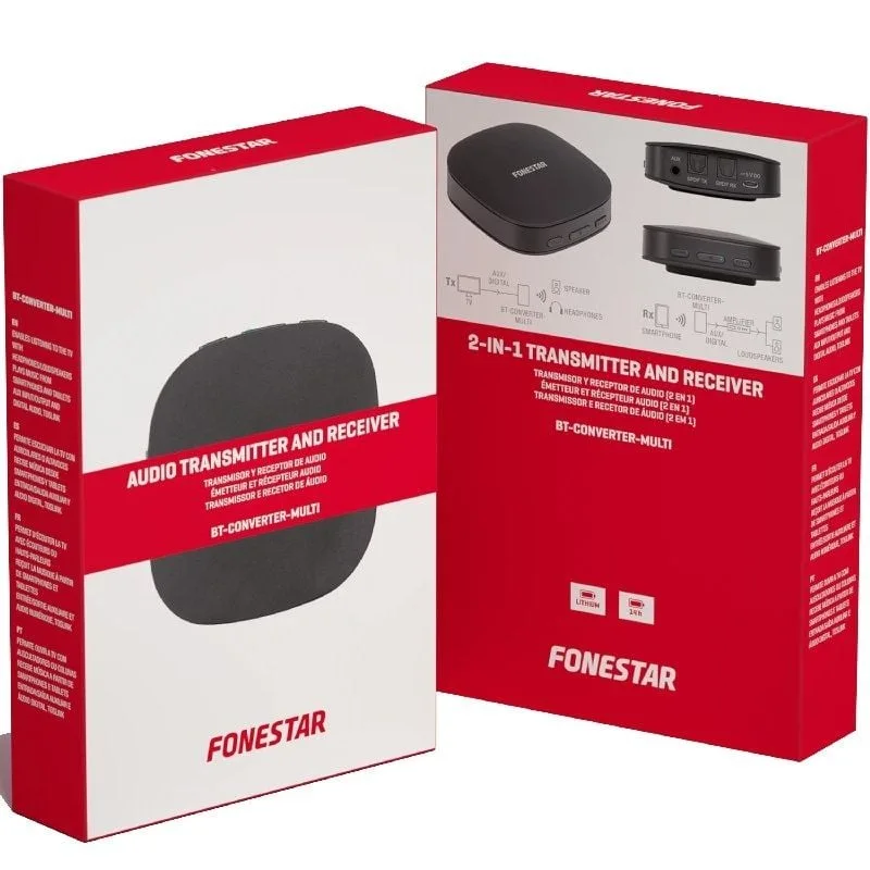 Transmisor y Receptor de Audio Inalámbrico Fonestar BT-CONVERTER-MULTI, foto 5
