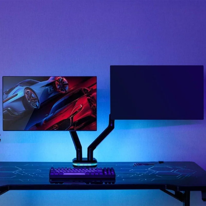 Soporte Gaming para 2 Monitores Aisens DT32TSR-297, foto 4