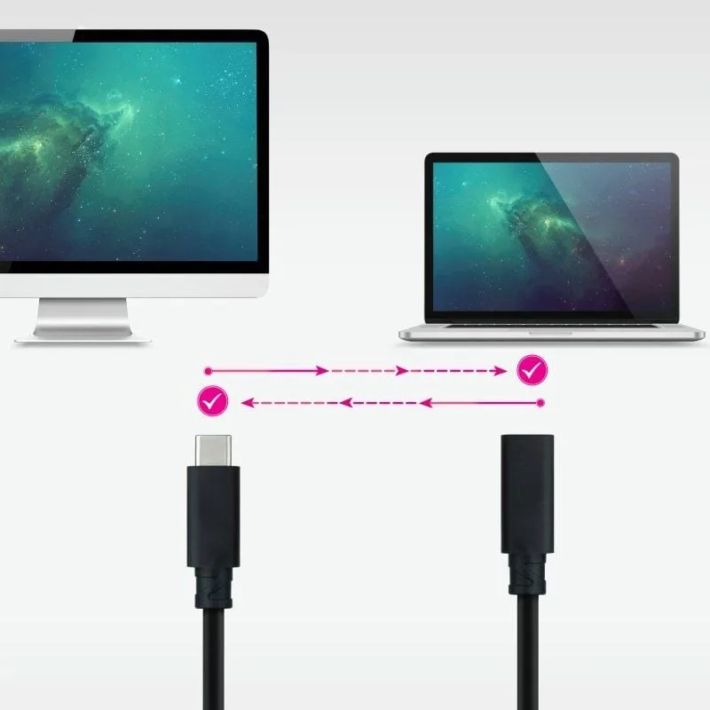 Cable Alargador USB Tipo-C 3.2 Nanocable 10.01.4502, foto 5